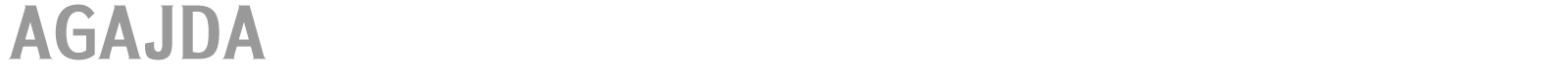 AGAJDA font preview